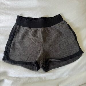 lululemon athletica Black and Gray Athletic Shorts
